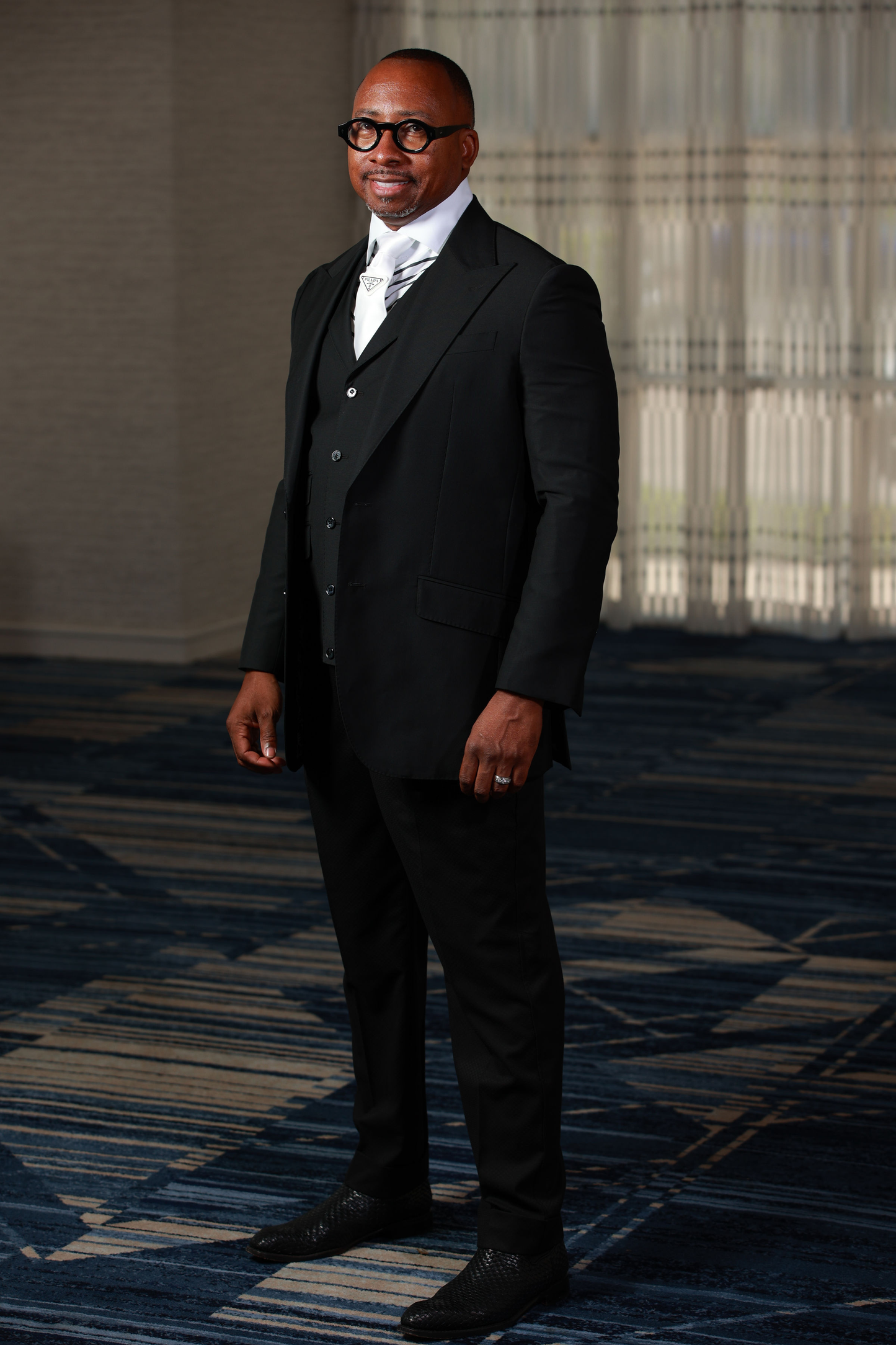 Black Presidential 3-Piece Suit
