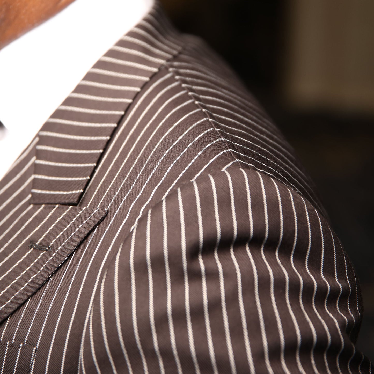 Black Rope Stripe Suit