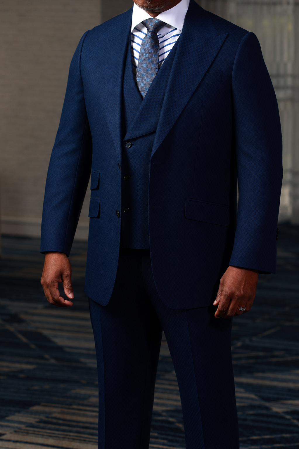 Royal Big Block 3-Piece Suit