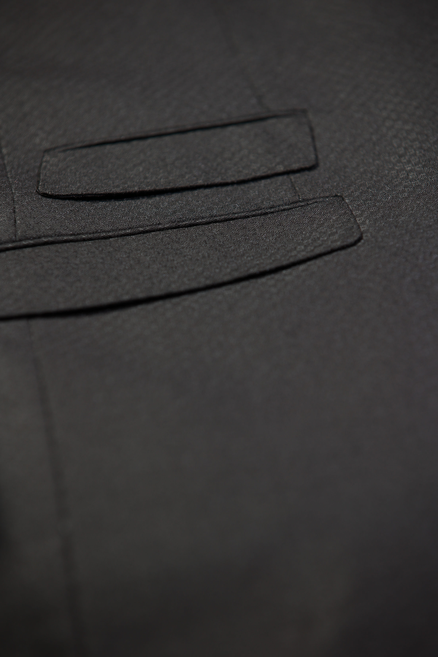 Black Big Block 3-Piece Suit
