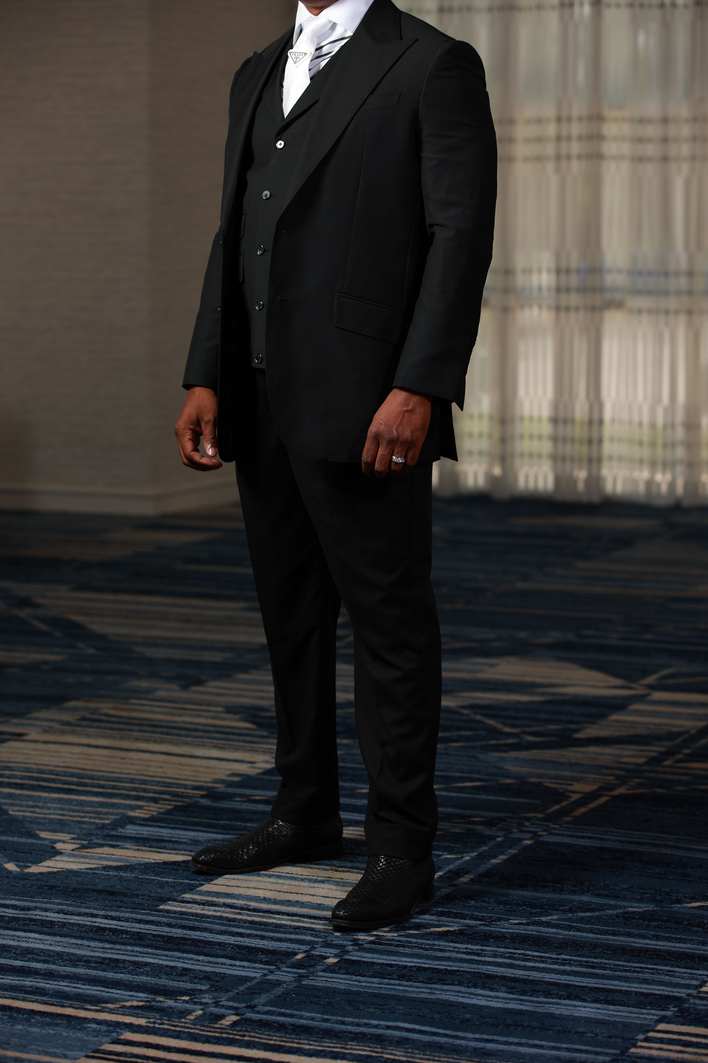 Black Presidential 3-Piece Suit