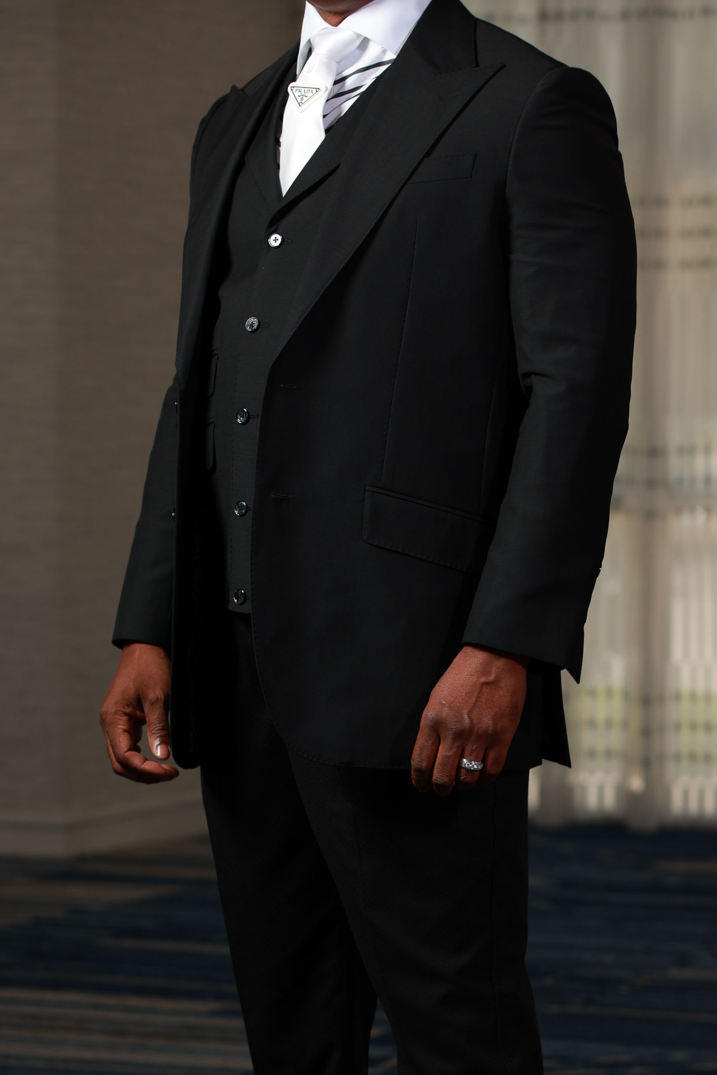 Black Presidential 3-Piece Suit