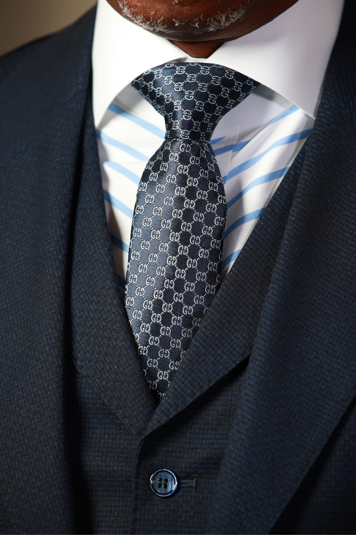 Navy Brick 3-Piece Suit
