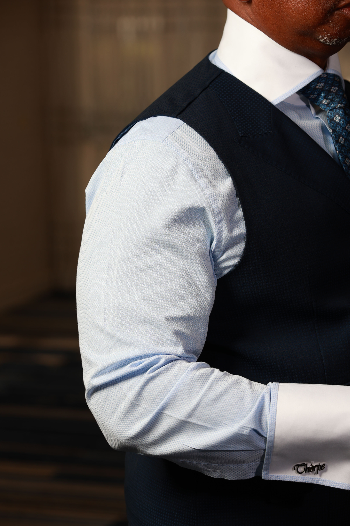 Navy Mini Block 3-Piece Suit