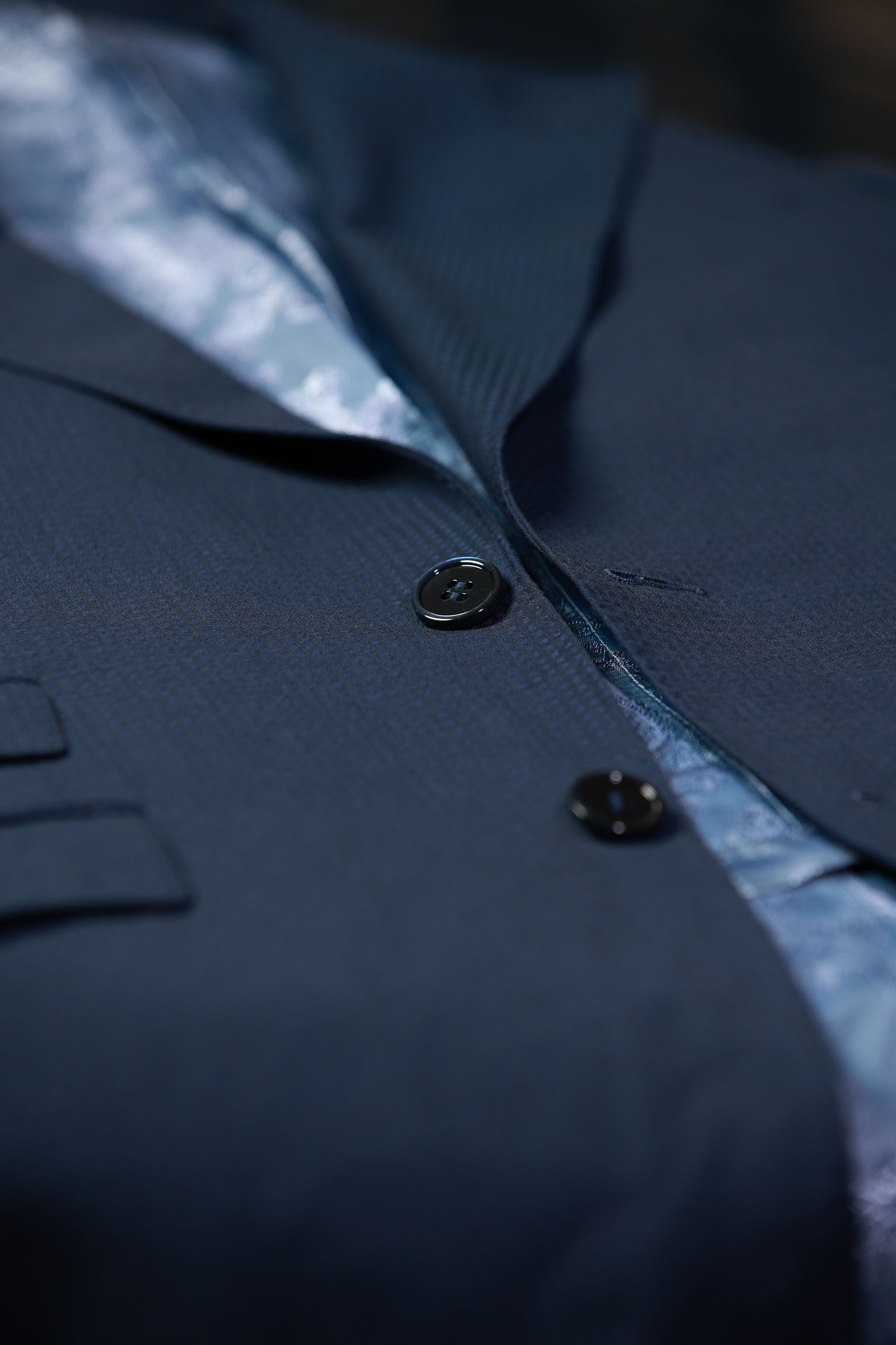 Navy Mini Block 3-Piece Suit