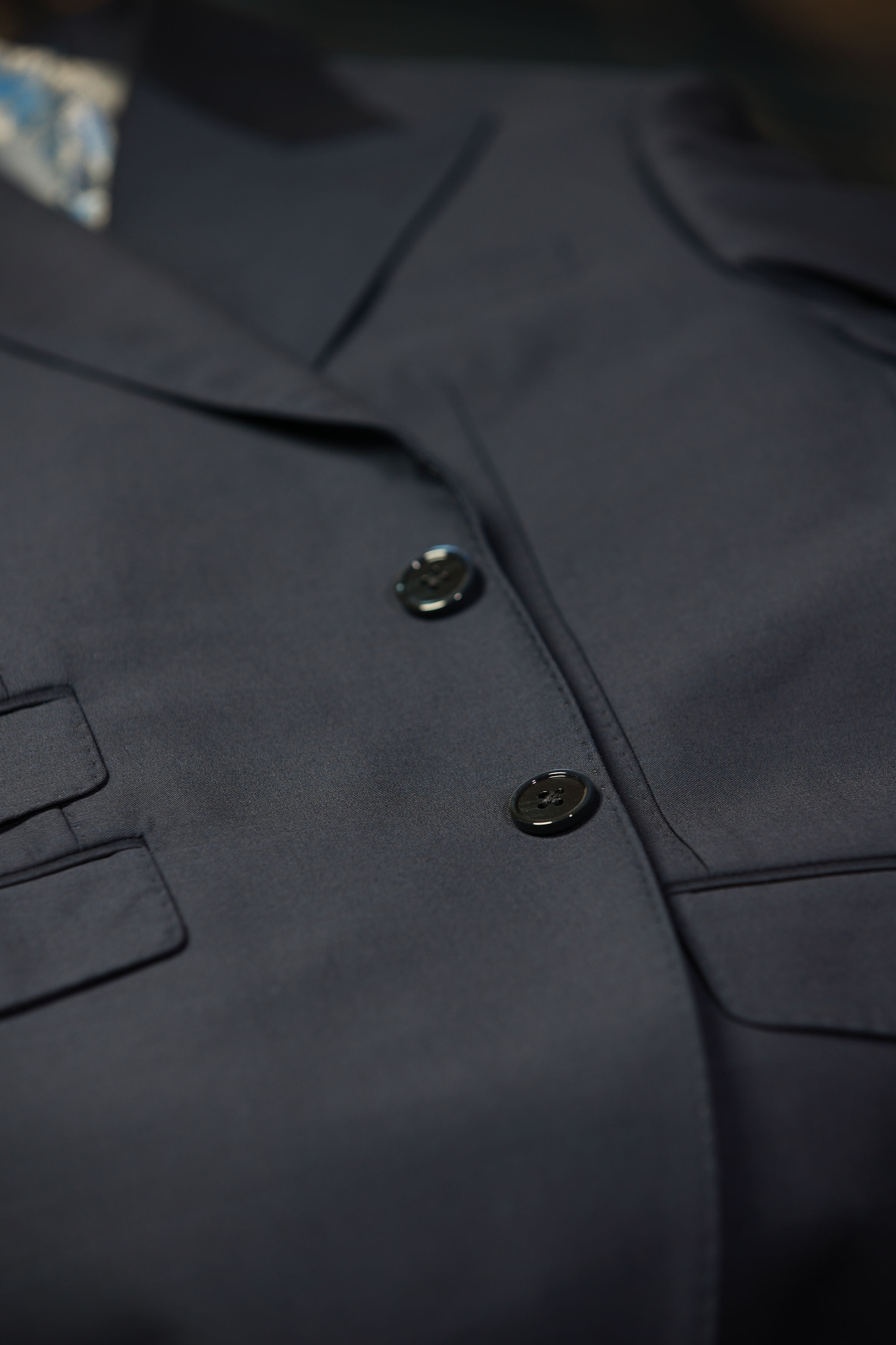 Presidential Navy Blue 3-Piece Suit