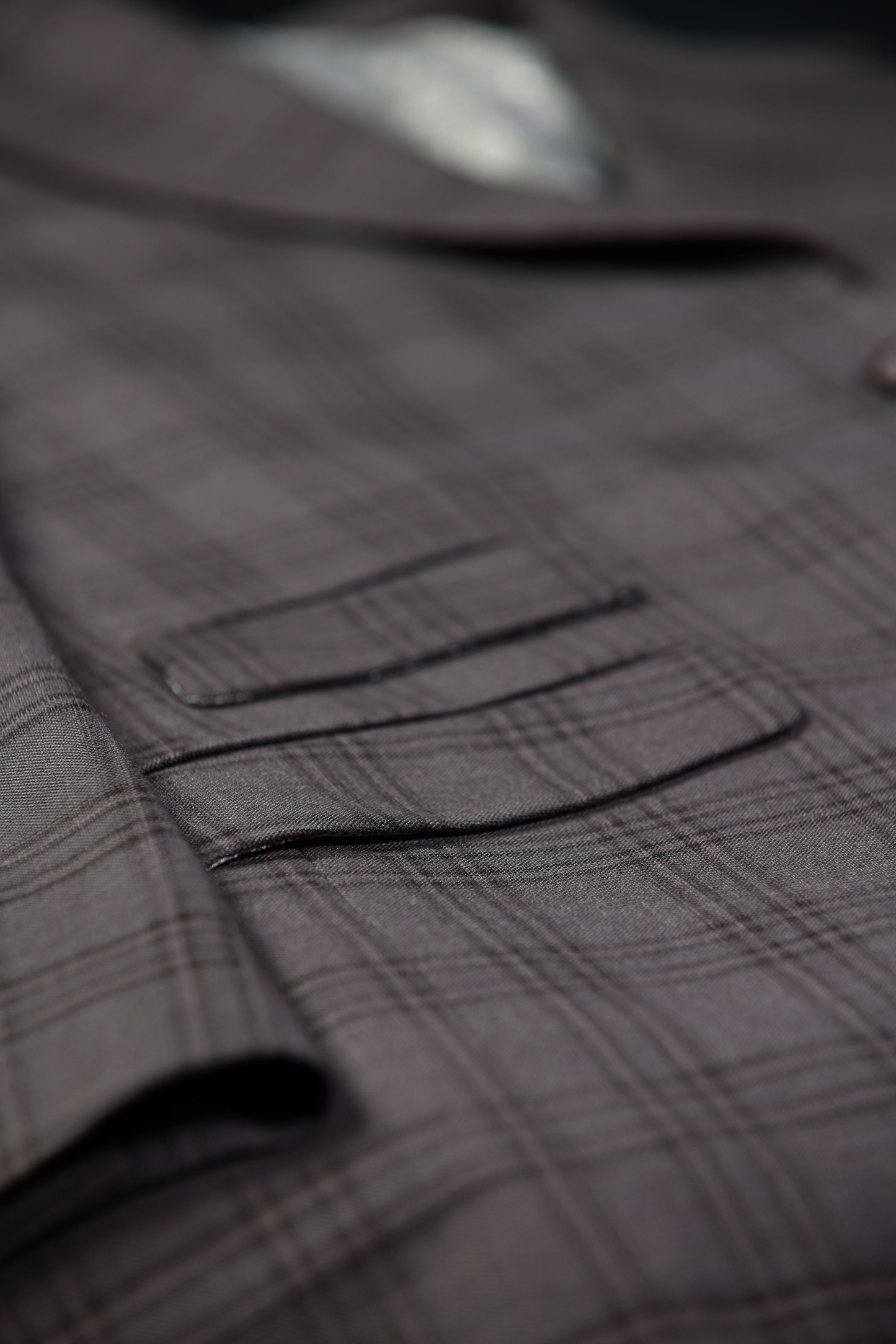 HF Gray Check 3-Piece Suit