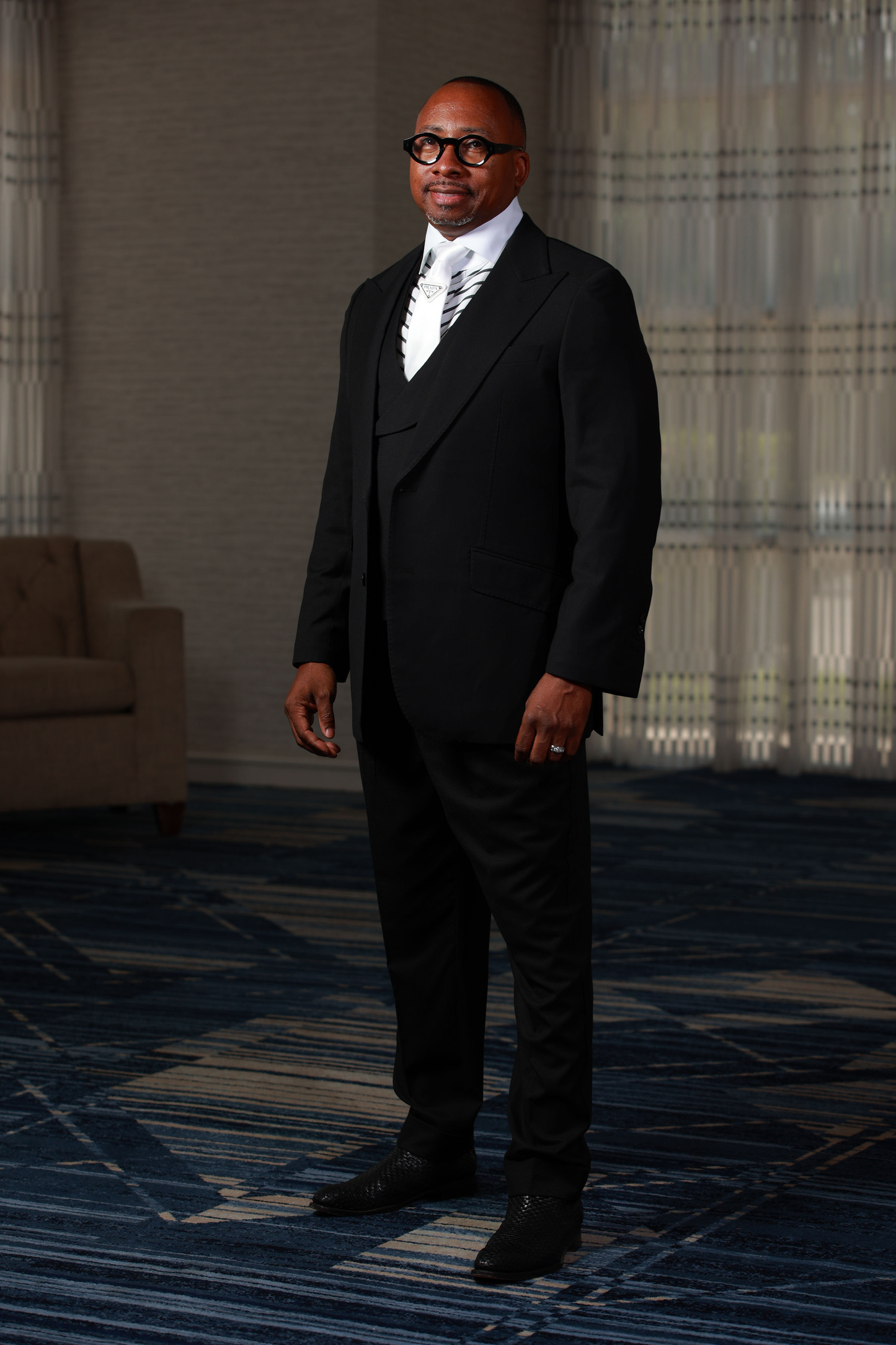 Black Wave 3-Piece Suit