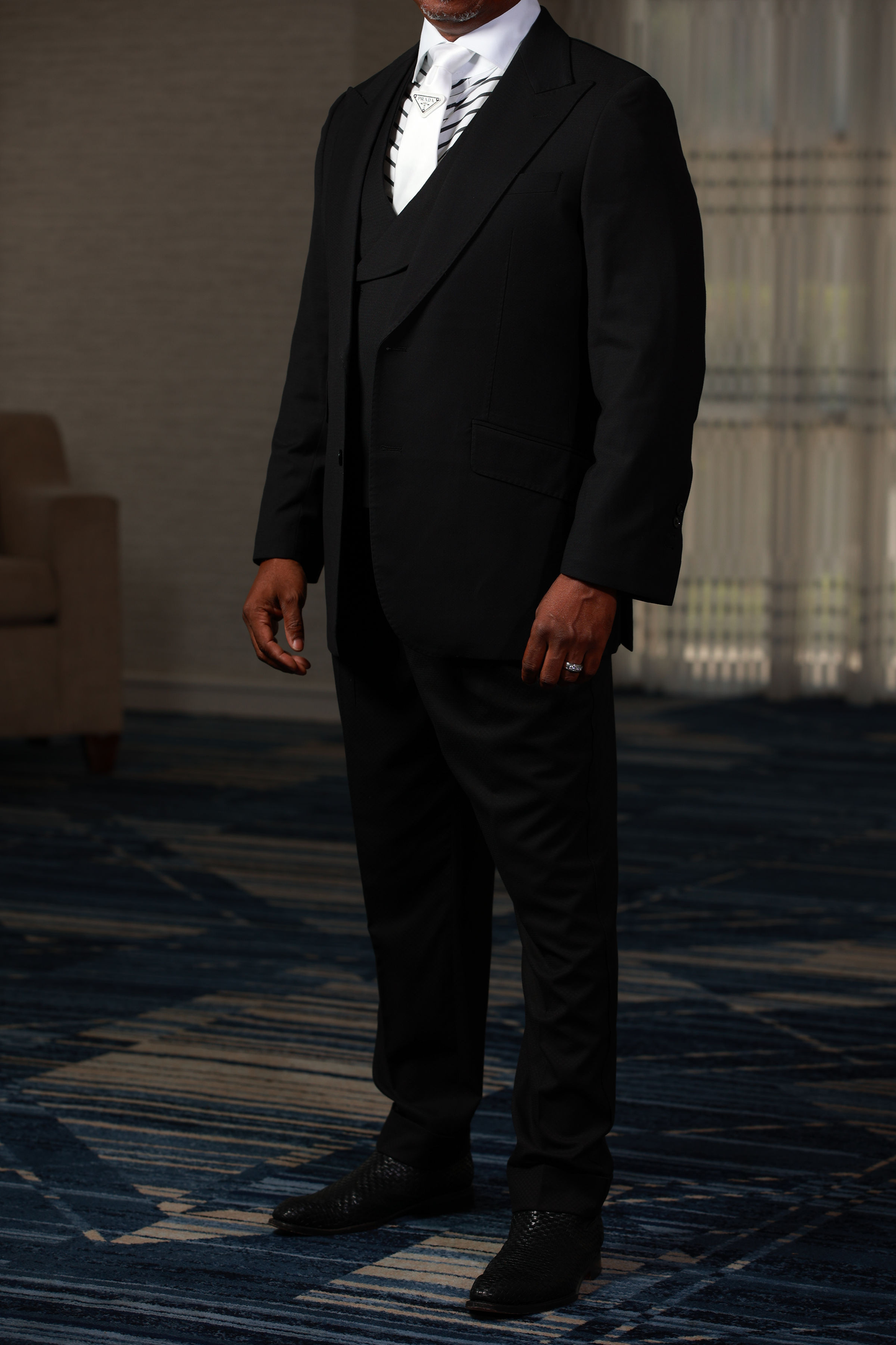 Black Wave 3-Piece Suit